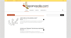 Desktop Screenshot of hispanopolis.org